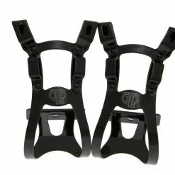 BLB Pedalhaken Double Bridge /Double Gate -Ridea Verkäufe 0000923 blb steel dbdg toe clips black