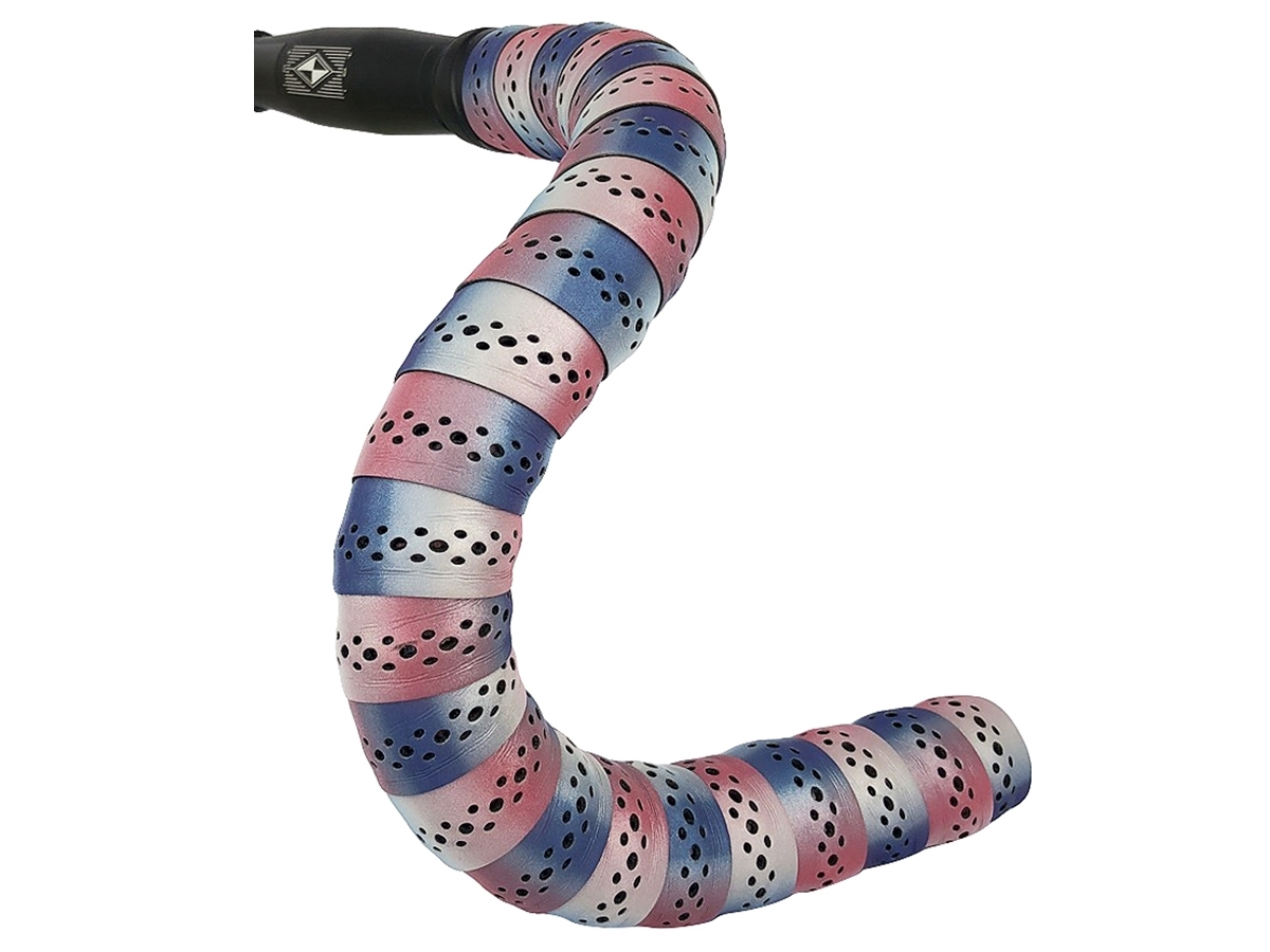 BLB Supreme Pro Reflective Lenkerband - 2 Tone Blau/Pink/Weiß 3 BLB Supreme Pro Reflective Lenkerband - 2 Tone Blau/Pink/Weiß