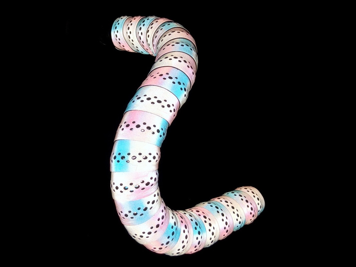 BLB Supreme Pro Reflective Lenkerband - 2 Tone Blau/Pink/Weiß 4 BLB Supreme Pro Reflective Lenkerband - 2 Tone Blau/Pink/Weiß – Bild 2