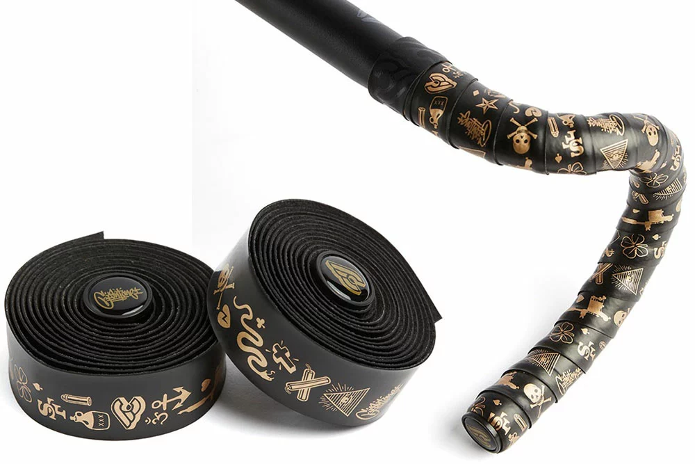 Cinelli Mike Giant Lenkerband Volee Schwarz/Gold 3 Cinelli Mike Giant Lenkerband Volee Schwarz/Gold