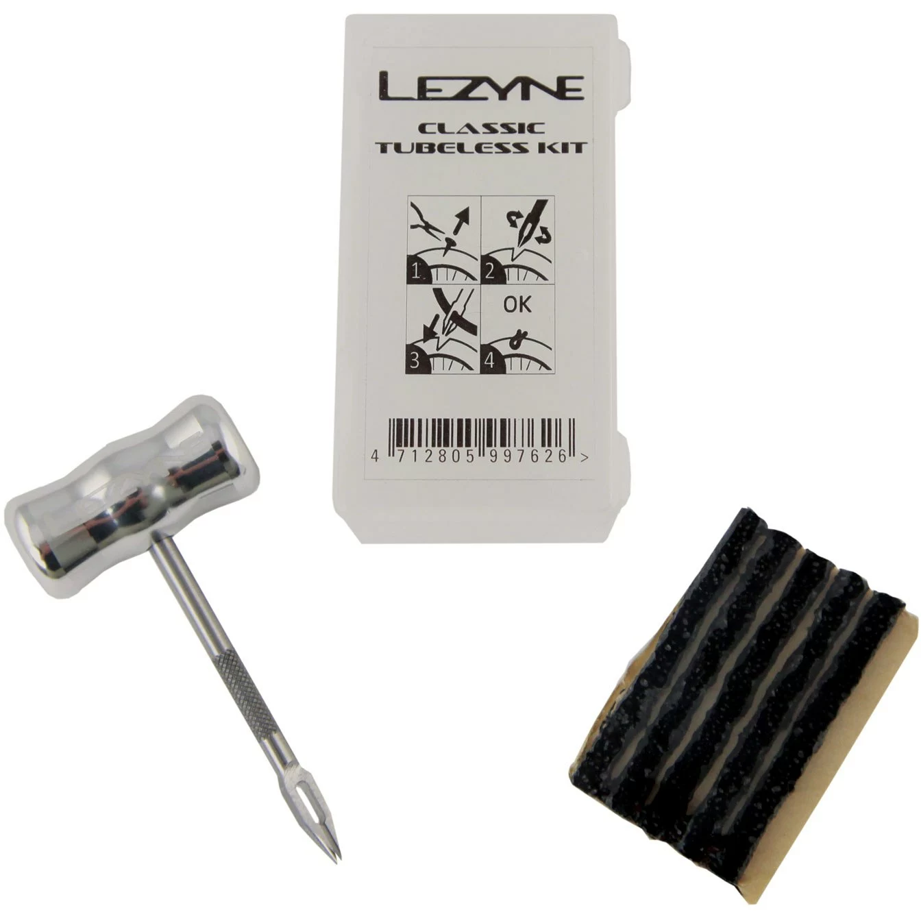 Lezyne Classic Tubeless Kit - Reparatur Set 3 Lezyne Classic Tubeless Kit - Reparatur Set