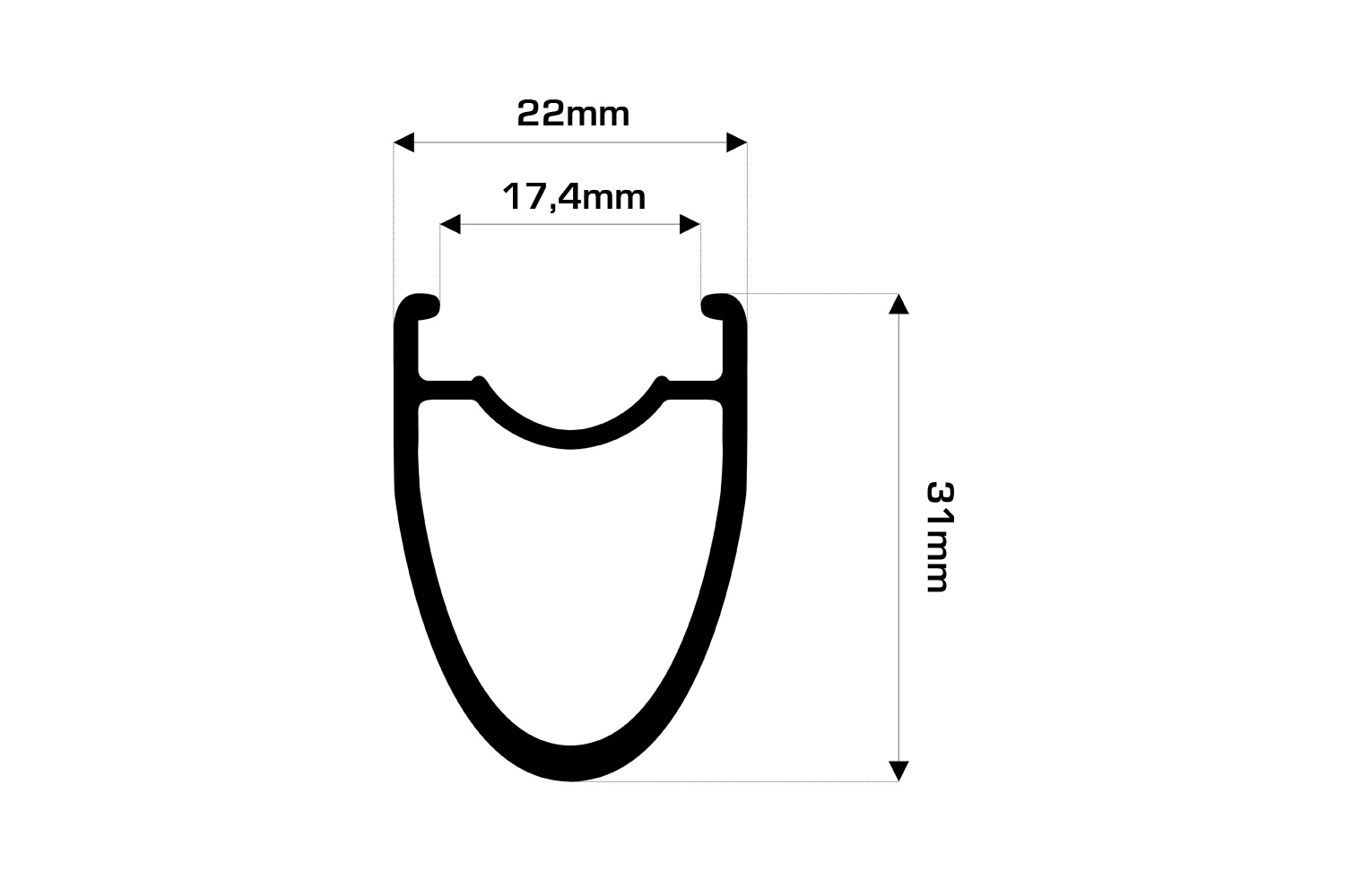 SMParts. SM-Parts SMP30 DISC Hochprofil Aluminium Felge 28" 700c 10 SMParts. SM-Parts SMP30 DISC Hochprofil Aluminium Felge 28" 700c – Bild 8