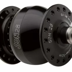 SON Nabendynamo SON 28 Nabendynamo 6-Loch Disc Schnellspanner, 32 Loch