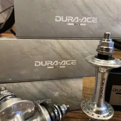 Shimano Dura Ace Track Low Flange Vorderradnabe - NJS Bahnnabe / HB-7710 -Ridea Verkäufe Shimano DA NJS Bahnnabe 1
