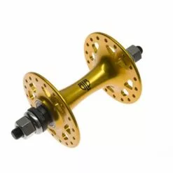 BLB Alloy Track Hochflansch Vorderradnabe -Ridea Verkäufe blbhubfrontgold2a