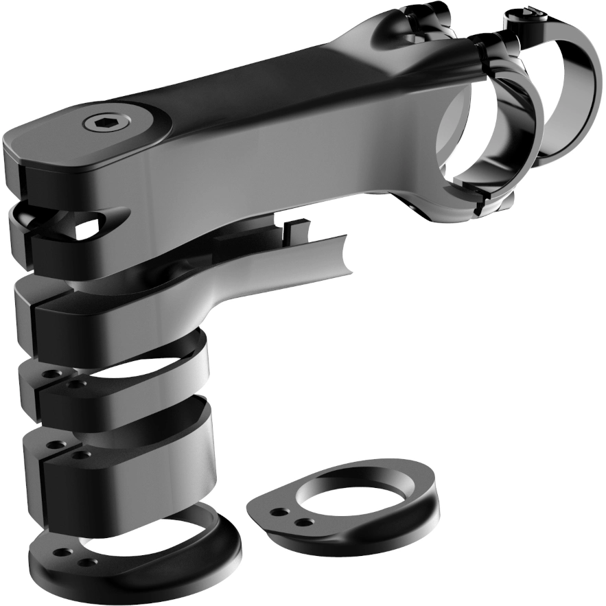 Deda-elementi Deda SUPERBOX DCR Vorbau 31,8mm - Polish On Black Schwarz +/- 8° 4 Deda-elementi Deda SUPERBOX DCR Vorbau 31,8mm - Polish On Black Schwarz +/- 8° – Bild 2