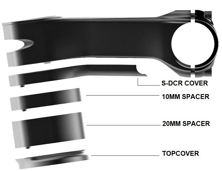 Deda-elementi Deda SUPERBOX DCR Vorbau 31,8mm - Polish On Black Schwarz +/- 8° 5 Deda-elementi Deda SUPERBOX DCR Vorbau 31,8mm - Polish On Black Schwarz +/- 8° – Bild 3