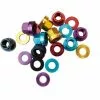 Halo Aluminium Axle Nuts Achsmuttern 9mm & 10mm -Ridea Verkäufe huha m10 mix
