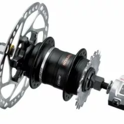 Shimano Nexus 3-Gang Scheibenbrems-Nabe Schwarz