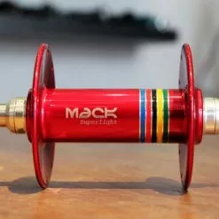 MACK HUBS Superlight Track Vorderrad Nabe Hochflansch - Farbig -Ridea Verkäufe mack hf front red wcs 2 10266 8 10267 8