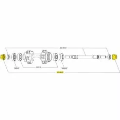 Mavic Achsmuttern Vorder- / Hinterrad M9 Für Ellipse - 32388601