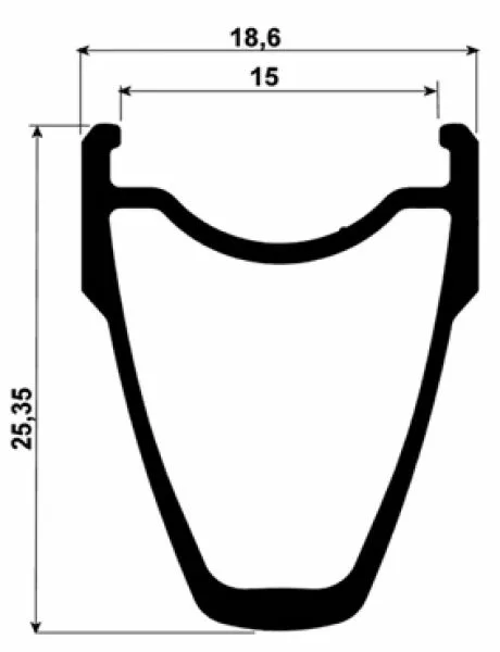 Rigida / Ryde Ryde Pulse Comp Felge 28" 700c MSW 4 Rigida / Ryde Ryde Pulse Comp Felge 28" 700c MSW – Bild 2